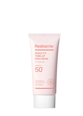 Крем сонцезахисний з персиковим підтоном Real Barrier Peach Fit Tone-Up Sun Cream 50ml Т00208 фото
