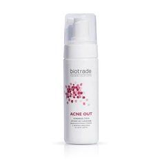 НІЖНА ПІНА ACNE OUT З МОЛОЧНОЮ КИСЛОТОЮ BIOTRADE / ДЛЯ ОЧИЩЕННЯ КОМБІНОВАНОЇ ТА СХИЛЬНОЇ ДО АКНЕ ШКІРИ 150 мл A00992 фото