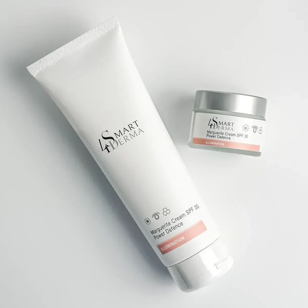 Денний крем SPF 35 проти пігментації для всіх типів шкіри Smart4Derma Marguerite Cream Power Defence A00667-1 фото