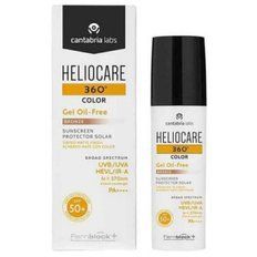 Cantabria Labs Heliocare 360&ordm; Color Gel Oil-Free Bronze Sunscreen SPF 50+ \ Тональний сонцезахисний гель на водній основі SPF 50+ (тон бронз) A00470 фото