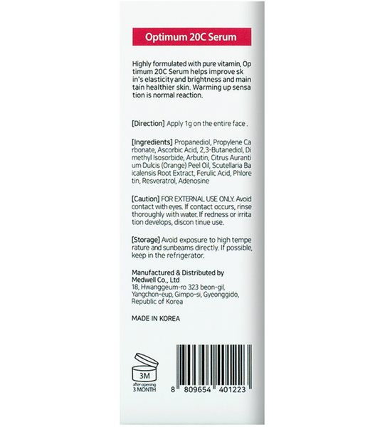 tHermoCEUTICAL Optimum 20C Serum &ndash; Сироватка глибокої дії на основі L-аскорбінової кислоти, 30 g Т00124 фото