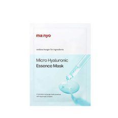 Маска тканинна з гіалуроновою кислотою Manyo Micro Hyaluronic Essence Mask 1ea A00840 фото